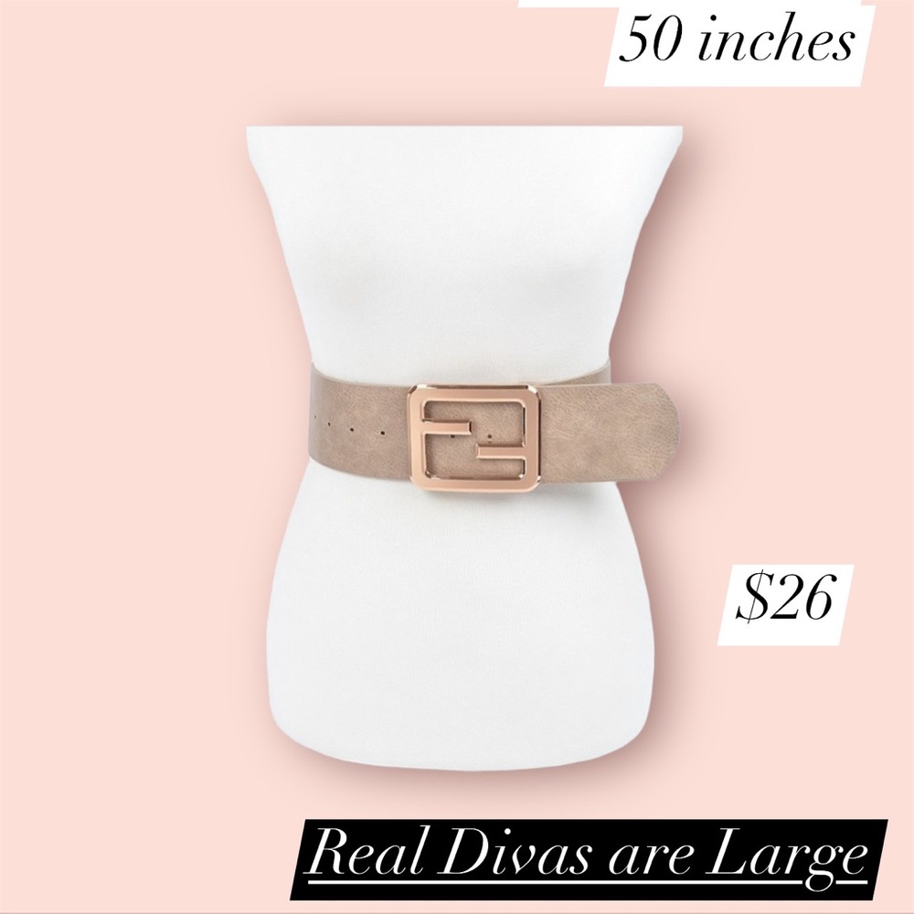 Plus size belts